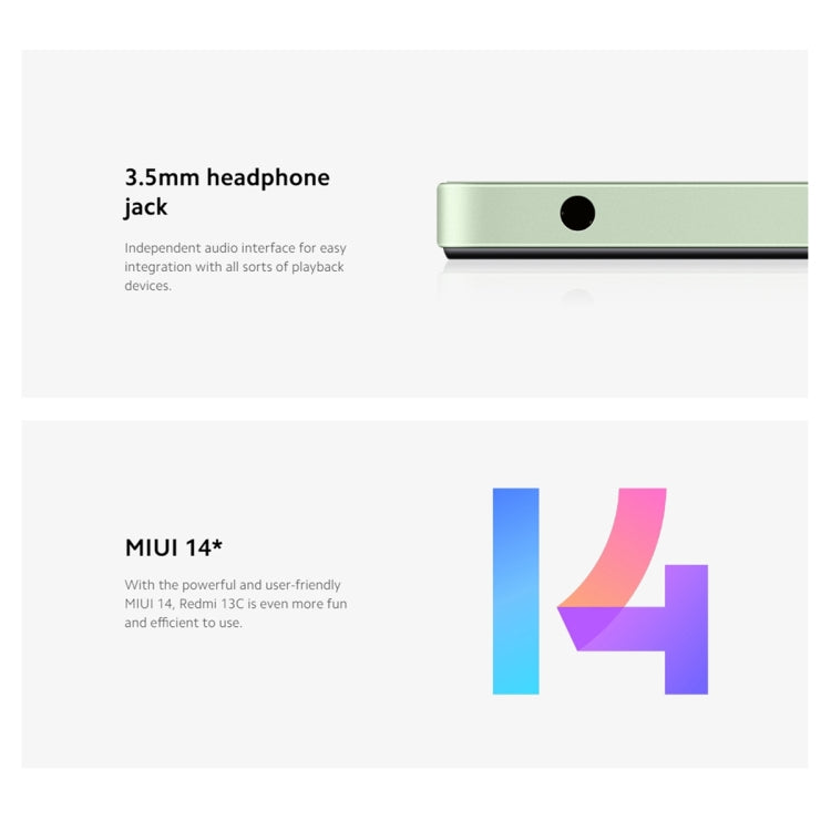 Xiaomi Redmi 13C 5G, 8GB+256GB,  6.74 inch MIUI 14 MediaTek Dimensity 6100+ Octa Core 2.2GHz, NFC, Network: 5G, Not Support Google Play(Starlight Black) - free shipping - PMC TechLife - Order now!