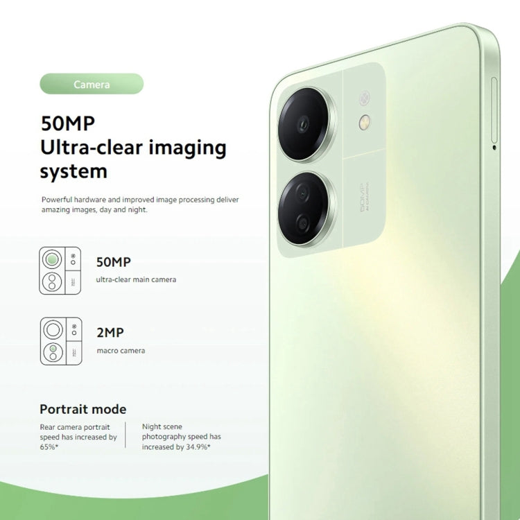 Xiaomi Redmi 13C 5G, 8GB+256GB,  6.74 inch MIUI 14 MediaTek Dimensity 6100+ Octa Core 2.2GHz, NFC, Network: 5G, Not Support Google Play(Starlight Black) - free shipping - PMC TechLife - Order now!
