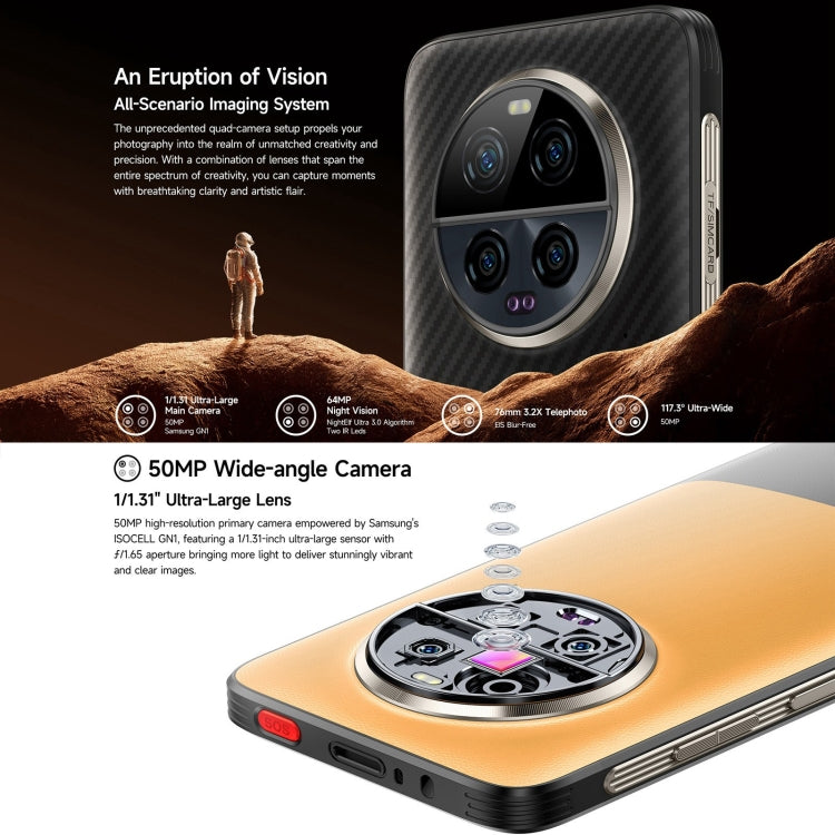 Ulefone Armor 23 Ultra Rugged Phone, 12GB+512GB, 6.78 inch Android 13 MediaTek Dimensity 8020 Octa Core up to 2.6GHz, Network: 5G, NFC, OTG, Satellite Messaging(Elite Black) - free shipping - PMC TechLife - Order now!