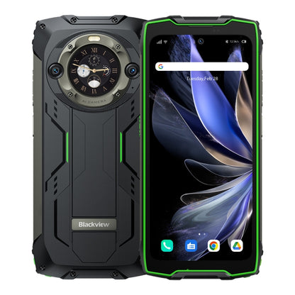 Blackview BV9300 Pro, 12GB+256GB, IP68/IP69K/MIL-STD-810H, 6.7 inch + 1.32 inch Android 13 MediaTek Helio G99 Octa Core, Network: 4G, NFC, OTG(Green) - Blackview by Blackview | Online Shopping South Africa | PMC Jewellery | Buy Now Pay Later Mobicred