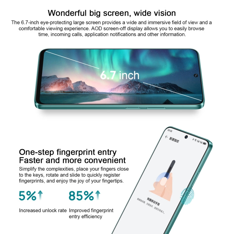 HUAWEI Enjoy 70 Pro, 8GB+256GB, Side Fingerprint Identification, 6.7 inch HarmonyOS 4.0 Qualcomm Snapdragon 680 Octa Core 2.4GHz, Network: 4G, OTG, Not Support Google Play(White) - Huawei Mate & P by Huawei | Online Shopping South Africa | PMC Jewellery | Buy Now Pay Later Mobicred