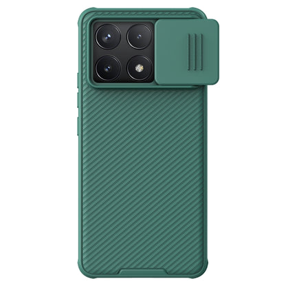 For Xiaomi Redmi K70 / K70 Pro NILLKIN CamShield Pro Magnetic PC Phone Case(Green) - K70 Cases by NILLKIN | Online Shopping South Africa | PMC Jewellery