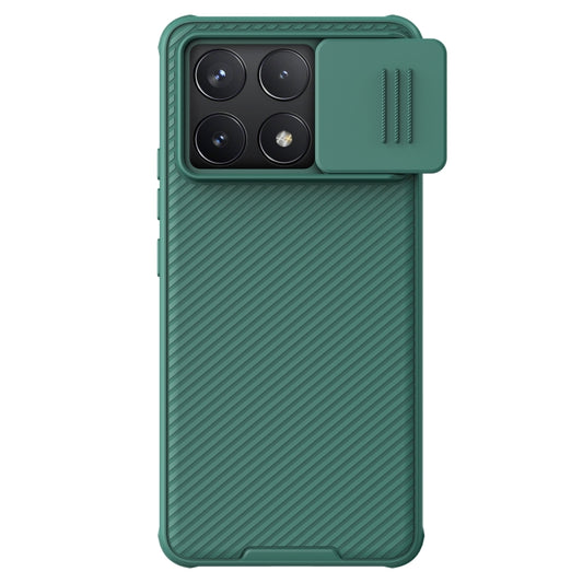 For Xiaomi Redmi K70 / K70 Pro NILLKIN CamShield Pro Magnetic PC Phone Case(Green) - Xiaomi Cases by NILLKIN | Online Shopping South Africa | PMC Jewellery | Buy Now Pay Later Mobicred