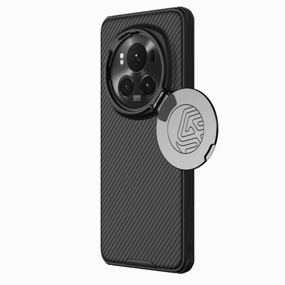 For Honor Magic6 Pro NILLKIN CamShield Prop CD Texture Mirror Phone Case(Black) - Honor Cases by NILLKIN | Online Shopping South Africa | PMC Jewellery