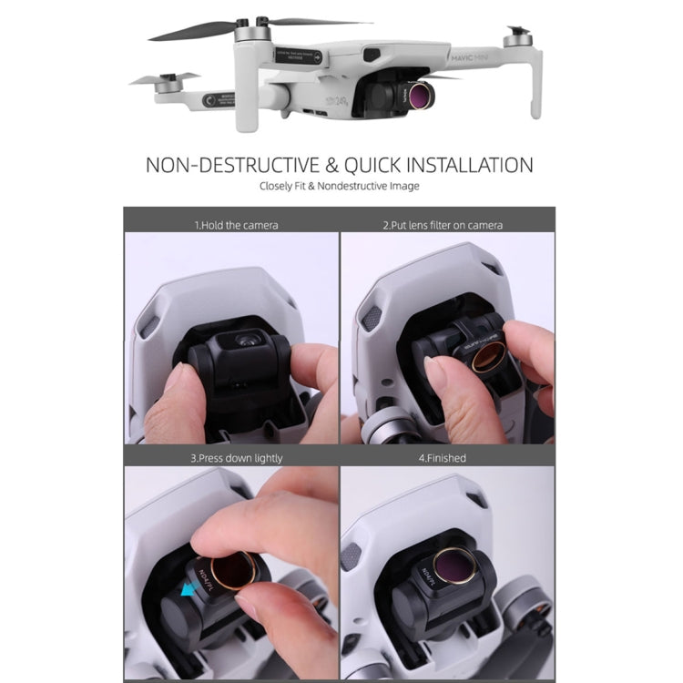 Sunnylife MM-FI9251 For DJI Mavic Mini / Mini 2 Drone ND32 Lens Filter - free shipping - PMC TechLife - Order now!