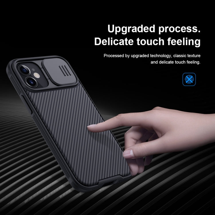 For iPhone 12 mini NILLKIN Black Mirror Pro Series Camshield Full Coverage Dust-proof Scratch Resistant Phone Case(Black) - iPhone 12 mini Cases by NILLKIN | Online Shopping South Africa | PMC Jewellery
