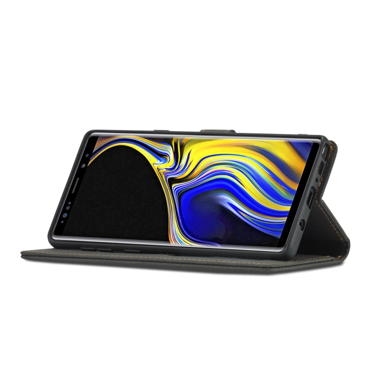For Samsung Galaxy Note 9 Forwenw F1 Series Matte Strong Magnetism Horizontal Flip Leather Case with Holder & Card Slots & Wallet & Photo Frame(Black) - Galaxy Phone Cases by Forwenw | Online Shopping South Africa | PMC TechLife | Buy Now Pay Later Mobicred