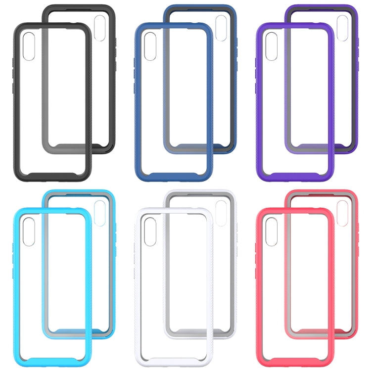 For Xiaomi Redmi 9A Starry Sky Solid Color Series Shockproof PC + TPU Protective Case(Navy Blue) - free shipping - PMC TechLife - Order now!