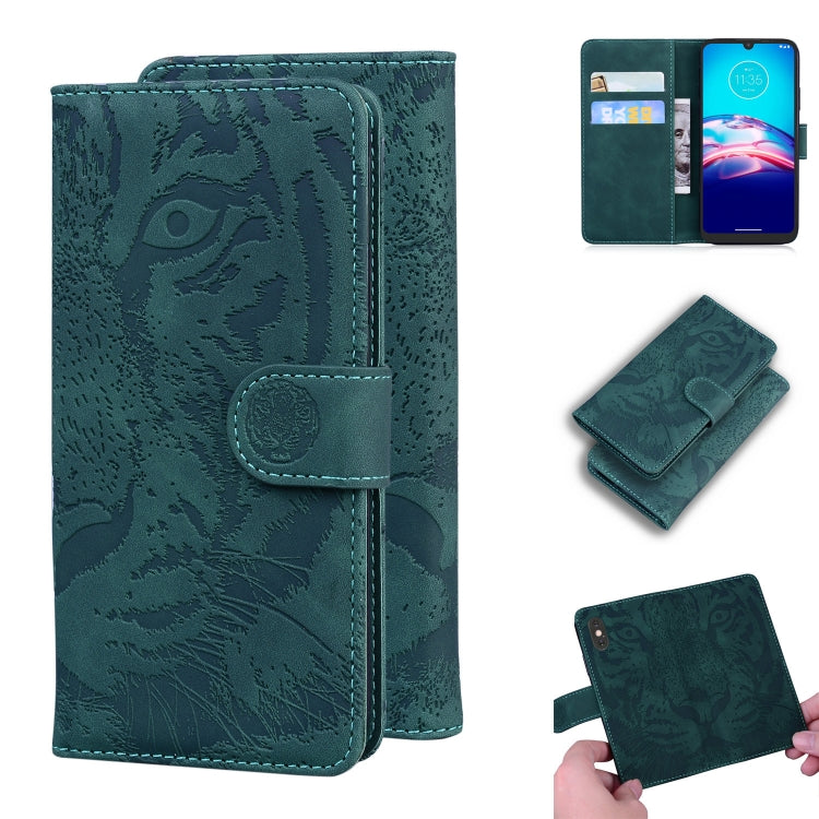 For Samsung Galaxy S20 FE / S20 FE 5G / S20 Lite Tiger Embossing Pattern Horizontal Flip Leather Case with Holder & Card Slots & Wallet(Green) - Galaxy S20 FE Cases by NILLKIN | Online Shopping South Africa | PMC Jewellery