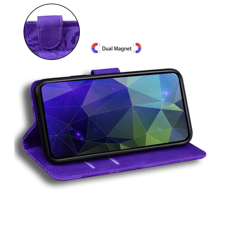 For Samsung Galaxy S20 FE / S20 FE 5G / S20 Lite Tiger Embossing Pattern Horizontal Flip Leather Case with Holder & Card Slots & Wallet(Purple) - Galaxy S20 FE Cases by NILLKIN | Online Shopping South Africa | PMC TechLife
