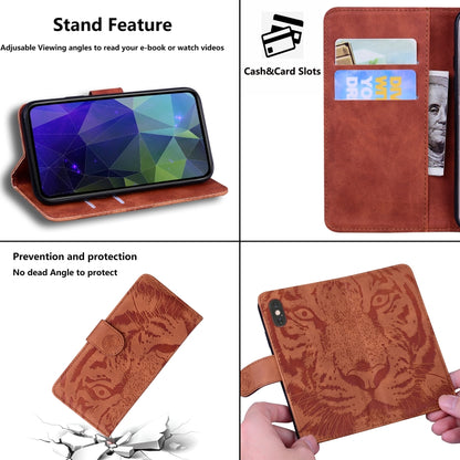 For Samsung Galaxy S20 FE / S20 FE 5G / S20 Lite Tiger Embossing Pattern Horizontal Flip Leather Case with Holder & Card Slots & Wallet(Brown) - Galaxy S20 FE Cases by NILLKIN | Online Shopping South Africa | PMC Jewellery