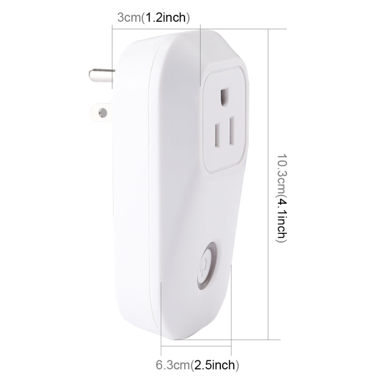 Sonoff S20 WiFi Smart Power Plug Socket Wireless Remote Control Timer Power Switch, Compatible with Alexa and Google Home, Support iOS and Android, US Plug - free shipping - PMC TechLife - Order now!
