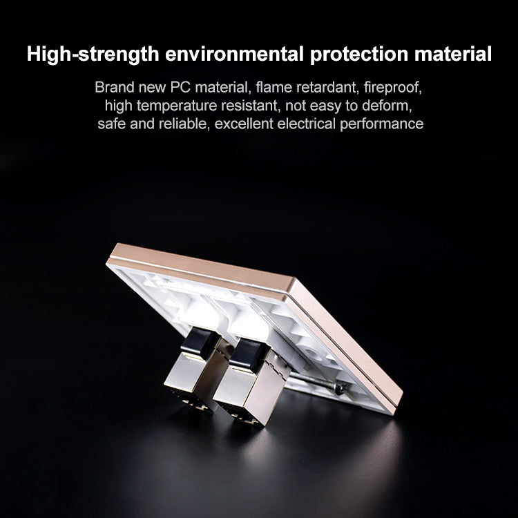 CAT.6 Shielded Pass-through Network Module, Single Port Panel + Shielded Pass-through(White) - Lan Cable and Tools by PMC TechLife | Online Shopping South Africa | PMC TechLife | Buy Now Pay Later Mobicred