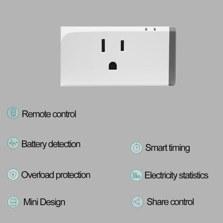 Sonoff S31 16A Phone APP Remote Timing & Power Energy Usage Monitor Mini WiFi Smart Socket Works with Alexa and Google Home, US Plug - Smart Socket by Sonoff | Online Shopping South Africa | PMC Jewellery