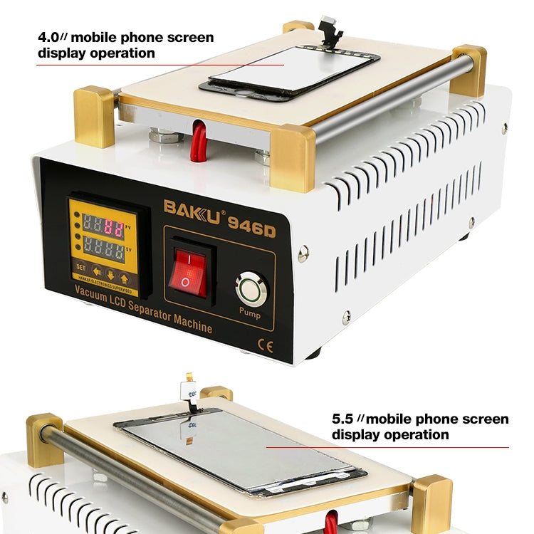 BAKU BK-946D 200W Vacuum LCD Touch Panel Separator Machine, AC 220V - Separation Equipment by BAKU | Online Shopping South Africa | PMC Jewellery