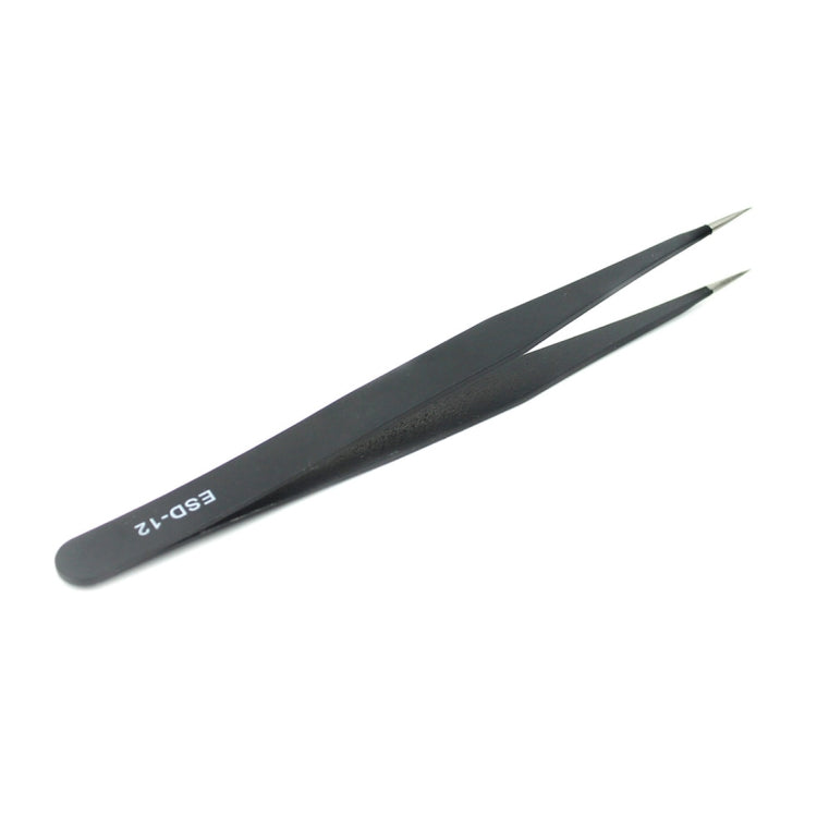 JIAFA JF-603 Straight Tip Tweezers (Black) - Tweezers by JIAFA | Online Shopping South Africa | PMC TechLife