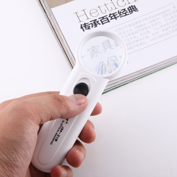 JAKEMY JM-Z19 Portable 8X Optical Magnifier with LED Light - Microscope Magnifier Series by JAKEMY | Online Shopping South Africa | PMC TechLife | Buy Now Pay Later Mobicred