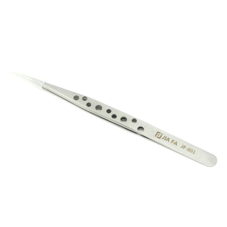 JIAFA JF-601 High-strength Straight Tip Tweezers(Silver) - Tweezers by JIAFA | Online Shopping South Africa | PMC TechLife | Buy Now Pay Later Mobicred