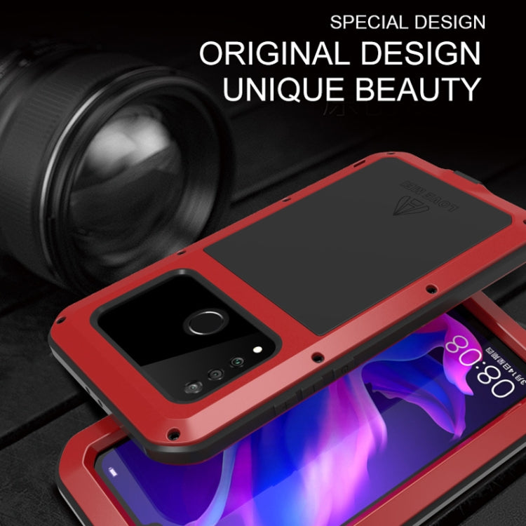 LOVE MEI Powerful Dustproof Shockproof Splashproof Metal + Silicone Combination Case for Huawei P30 Lite (Black) - free shipping - PMC TechLife - Order now!