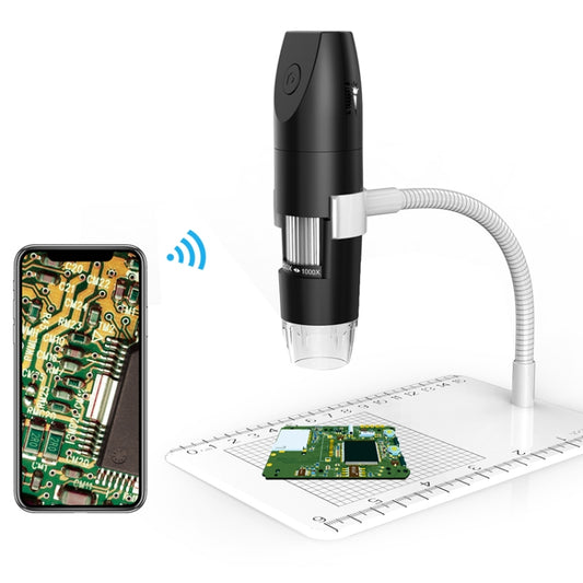 316 50-1000X Adjustable Smart Wifi USB Digital Microscope (Black) - Digital Microscope by PMC Jewellery | Online Shopping South Africa | PMC Jewellery | Buy Now Pay Later Mobicred