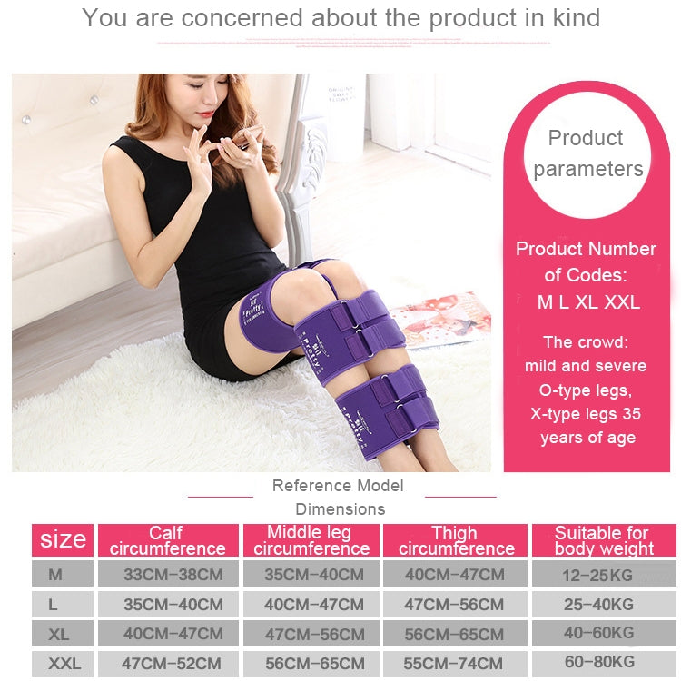 3 PCS/Set Leg Posture Corrector O/X-type Bowlegs Orthotic Bandage Straightening Belt Band, Size: M(Pink) - Corrector by PMC Jewellery | Online Shopping South Africa | PMC Jewellery