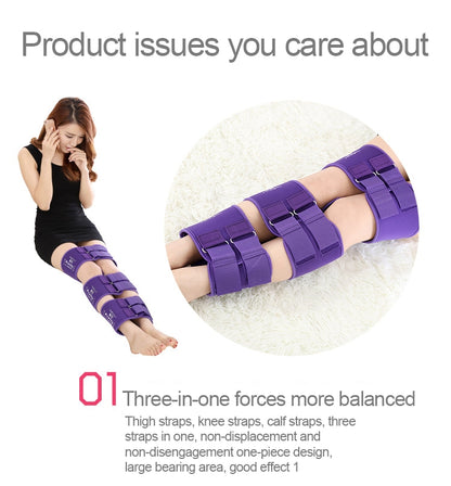 3 PCS/Set Leg Posture Corrector O/X-type Bowlegs Orthotic Bandage Straightening Belt Band, Size: M(Purple) - Corrector by PMC Jewellery | Online Shopping South Africa | PMC Jewellery