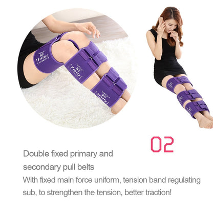 3 PCS/Set Leg Posture Corrector O/X-type Bowlegs Orthotic Bandage Straightening Belt Band, Size: XXL(Purple) - Corrector by PMC Jewellery | Online Shopping South Africa | PMC Jewellery