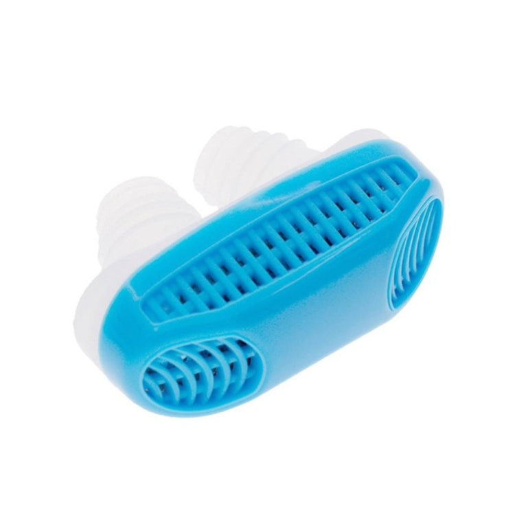 2 in 1 ABS Silicone Anti Snoring Air Purifier (Blue) - Anti Snoring Tools by PMC TechLife | Online Shopping South Africa | PMC TechLife