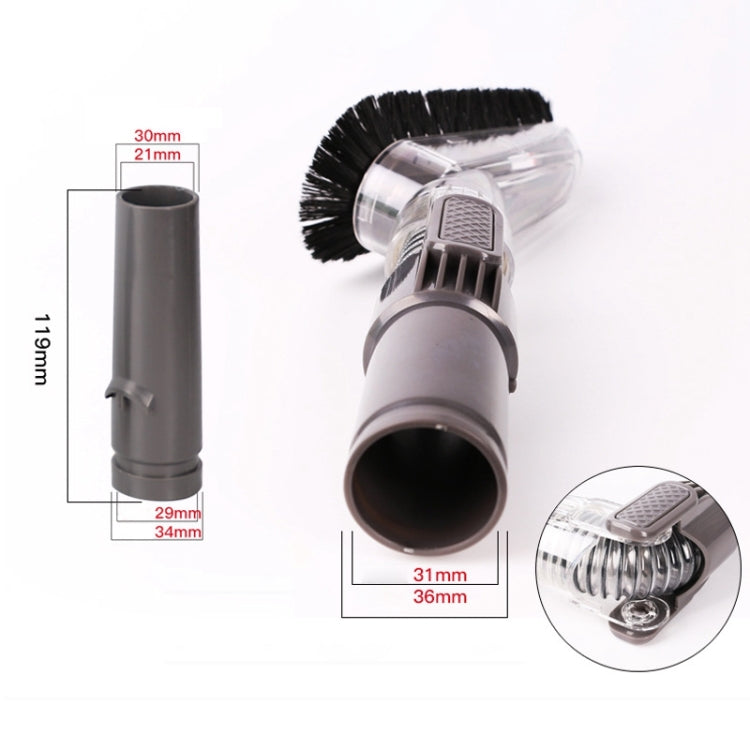 7 PCS Household Wireless Vacuum Cleaner Brush Head Parts Accessories for Dyson V6 - free shipping - PMC TechLife - Order now!