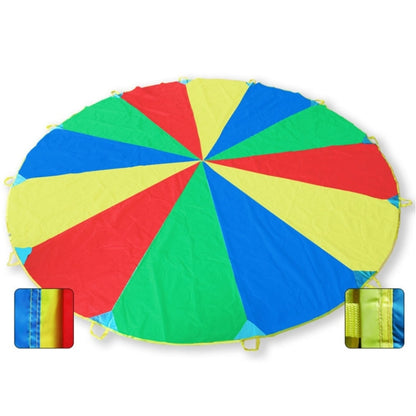 2m Children Outdoor Game Exercise Sport Toys Rainbow Umbrella Parachute Play Fun Toy with 8 Handle Straps for Families / Kindergartens / Amusement Parks - Toy Sports by PMC Jewellery | Online Shopping South Africa | PMC Jewellery