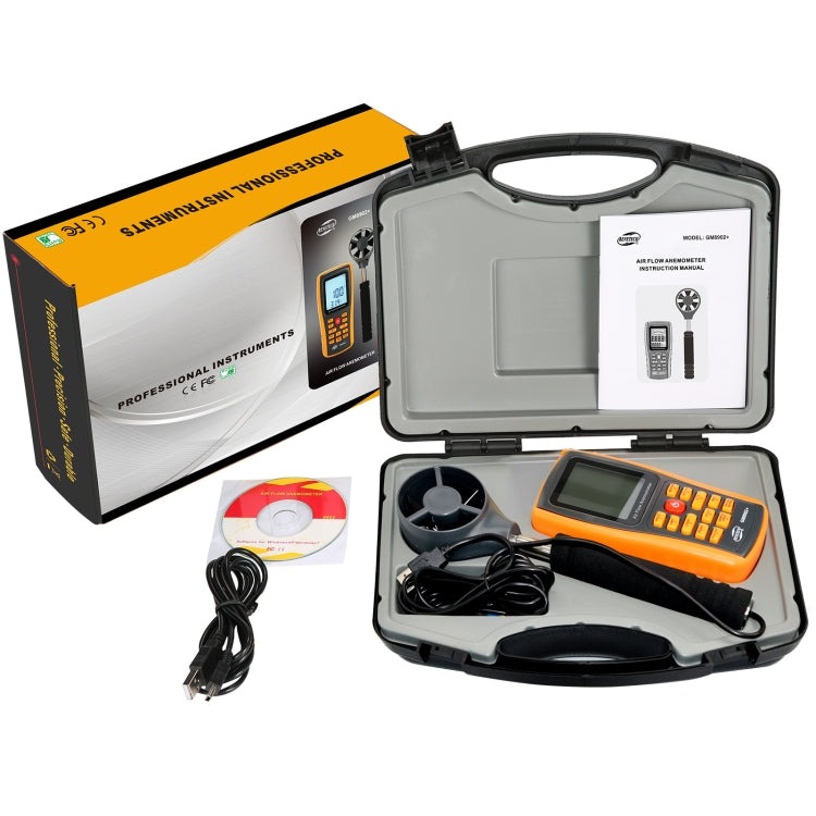 BENETECH GM8902+ LCD Display Digital Digital Anemometer Air Flow Wind Speed Scale Meter - free shipping - PMC TechLife - Order now!