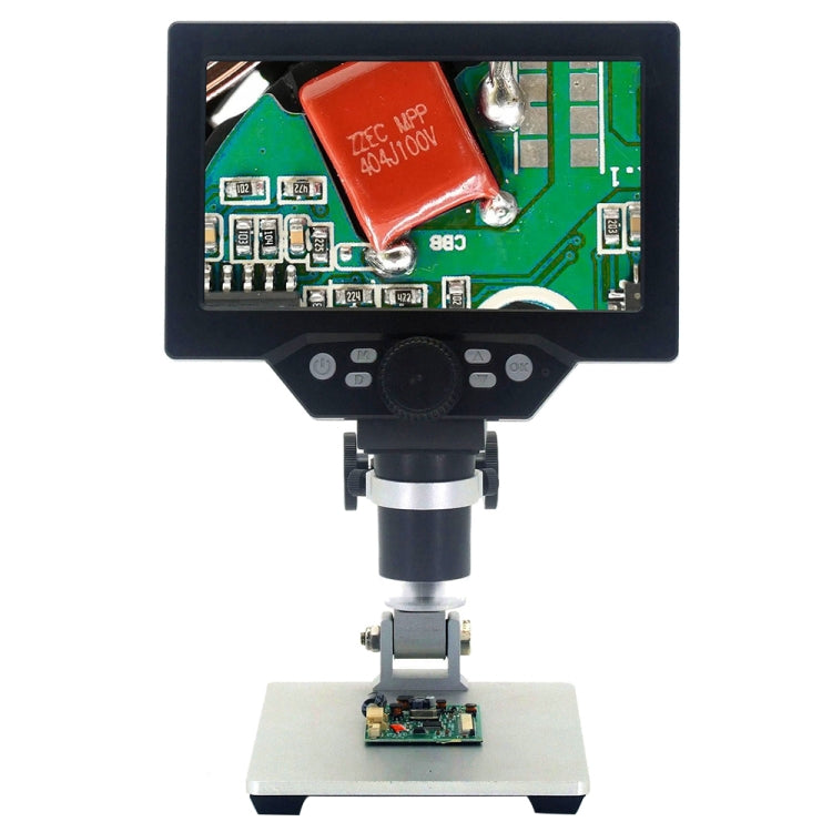 G1200 7 inch LCD Screen 1200X Portable Electronic Digital Desktop Stand Microscope, EU Plug - Digital Microscope by PMC Jewellery | Online Shopping South Africa | PMC Jewellery