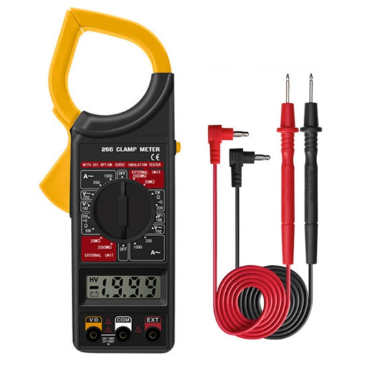 ANENG 266X Automatic High-Precision Clamp Multimeter with Buzzer (Yellow) - Digital Multimeter by ANENG | Online Shopping South Africa | PMC Jewellery | Buy Now Pay Later Mobicred