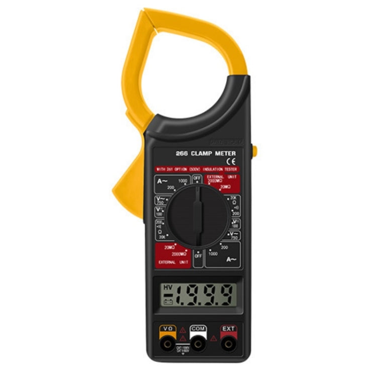 ANENG 266X Automatic High-Precision Clamp Multimeter with Buzzer (Yellow) - free shipping - PMC TechLife - Order now!