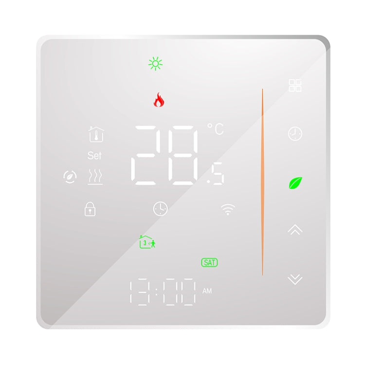 BHT-006GCLW 95-240V AC 5A Smart Home Heating Thermostat for EU Box, Control Boiler Heating with Only Internal Sensor, WiFi (White) - Thermostat & Thermometer by PMC TechLife | Online Shopping South Africa | PMC TechLife