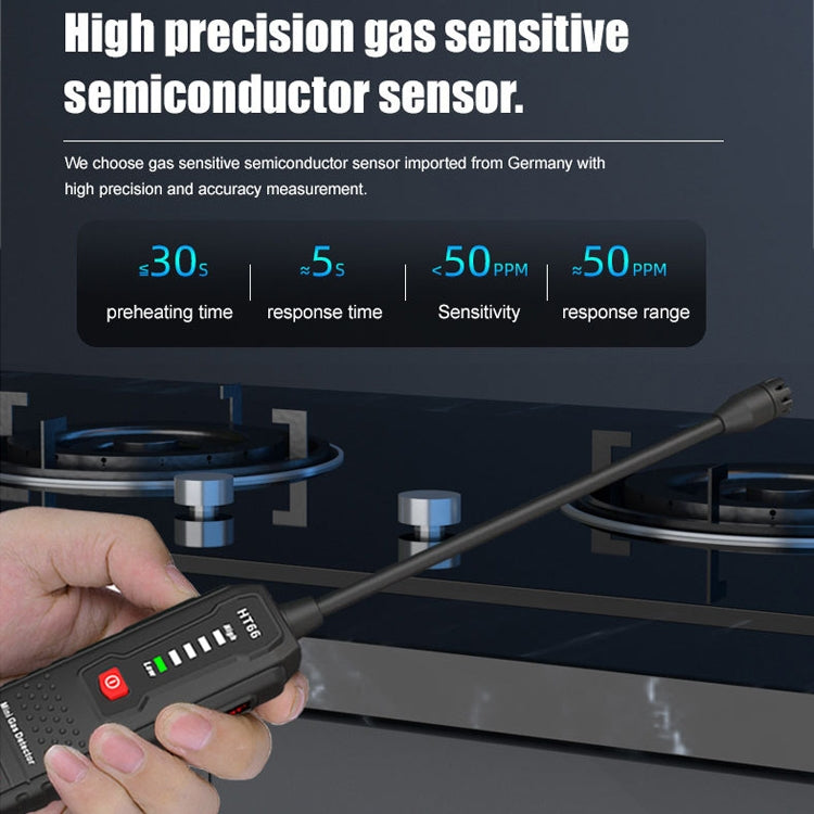 HABOTEST HT66 Combustible Gas Detector Natural Gas Leak Detector - Gas Monitor by HABOTEST | Online Shopping South Africa | PMC Jewellery | Buy Now Pay Later Mobicred