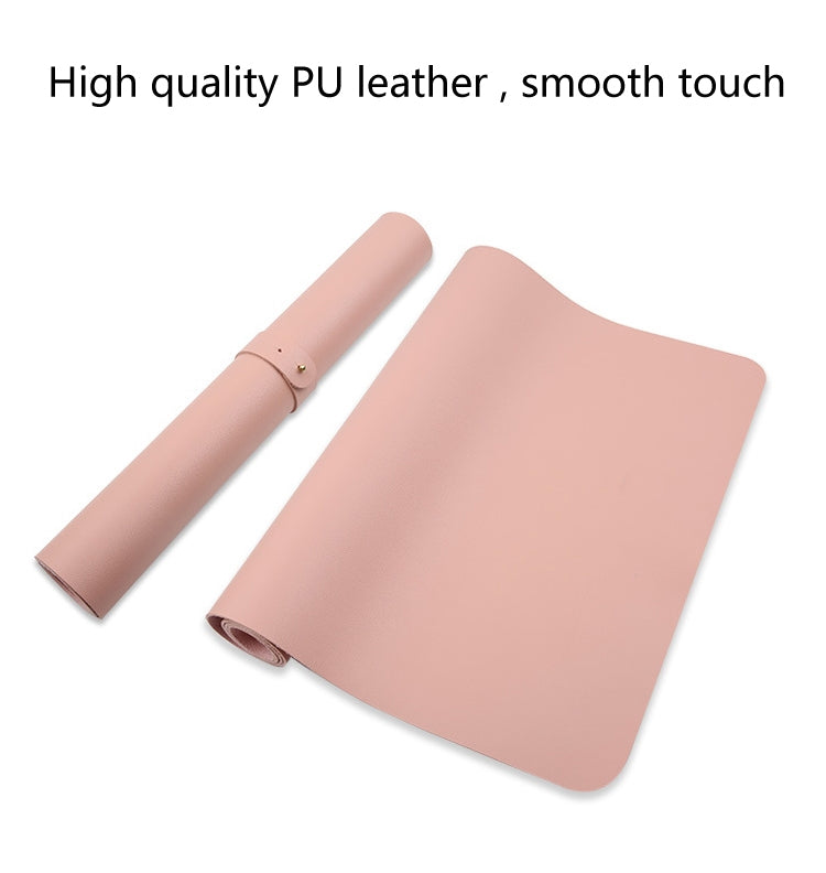 Multifunction Business PU Leather Mouse Pad Keyboard Pad Table Mat Computer Desk Mat, Size: 90 x 45cm(Pink) - Desk Pads by PMC TechLife | Online Shopping South Africa | PMC TechLife | Buy Now Pay Later Mobicred