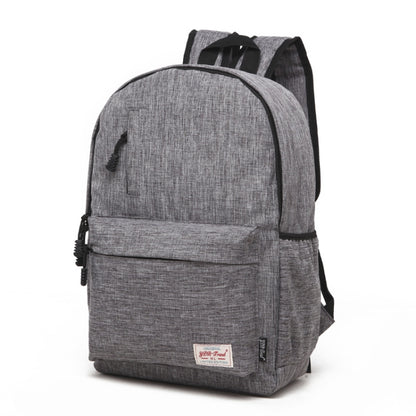 Universal Multi-Function Canvas Laptop Computer Shoulders Bag Leisurely Backpack Students Bag, Big Size: 42x29x13cm, For 15.6 inch and Below Macbook, Samsung, Lenovo, Sony, DELL Alienware, CHUWI, ASUS, HP(Grey) - Backpack by PMC Jewellery | Online Shopping South Africa | PMC Jewellery