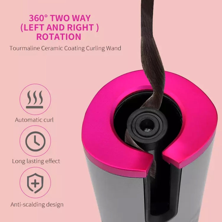 USB Charging Automatic Hair Curler Portable Mini Wireless Multi-function Curling Iron with LCD Display (White) - Hair Curler by PMC TechLife | Online Shopping South Africa | PMC TechLife | Buy Now Pay Later Mobicred