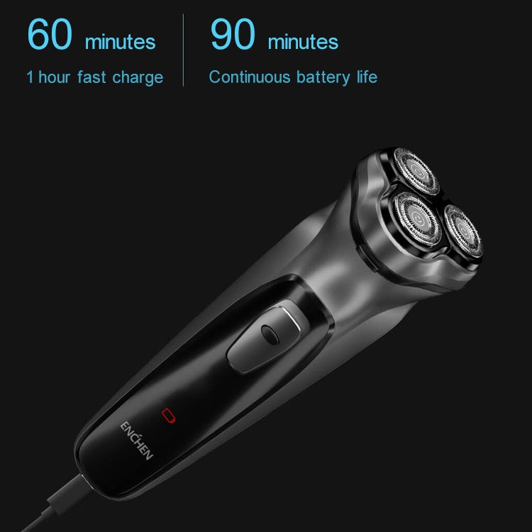 Original Xiaomi Voltage Universal Fit Water Proof Triple Rotary Double Ring Blade Shaving Head Electric Rechargeable Shaver For Men, CN Plug - Electric Shavers by Xiaomi | Online Shopping South Africa | PMC Jewellery