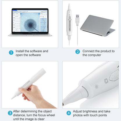 Supereyes Y008P Ear Nose Mouth Wireless Digital Electronic Endoscope - Ear Care Tools by Supereyes | Online Shopping South Africa | PMC Jewellery