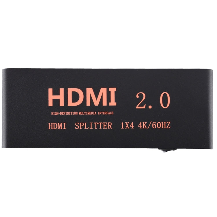 CY-042 1X4 HDMI 2.0 4K/60Hz Splitter, EU Plug - Splitter by PMC Jewellery | Online Shopping South Africa | PMC Jewellery