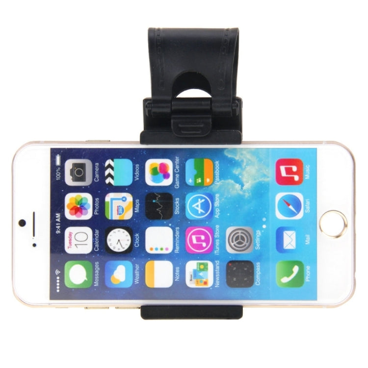 [HK Warehouse] HAWEEL Universal Car Steering Wheel Phone Mount Holder(Black) - Car Holders by HAWEEL | Online Shopping South Africa | PMC Jewellery