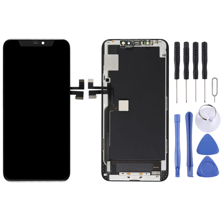GX OLED LCD Screen for iPhone 11 Pro Max Digitizer Full Assembly with Frame(Black) - free shipping - PMC TechLife - Order now!