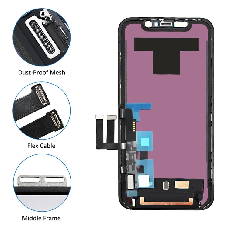 Original LCD Screen for iPhone 11 with Digitizer Full Assembly(Black) - free shipping - PMC TechLife - Order now!