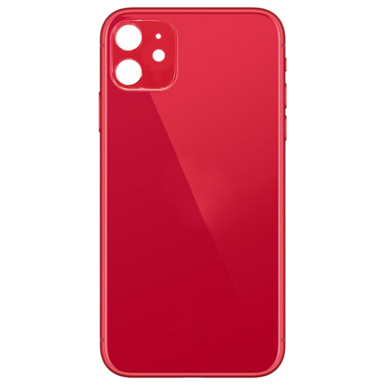 Glass Battery Back Cover for iPhone 11(Red) - Back Cover by PMC TechLife | Online Shopping South Africa | PMC TechLife | Buy Now Pay Later Mobicred