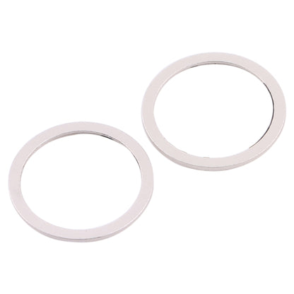 2 PCS Rear Camera Glass Lens Metal Protector Hoop Ring for iPhone 12(White) - Camera Series by PMC Jewellery | Online Shopping South Africa | PMC Jewellery