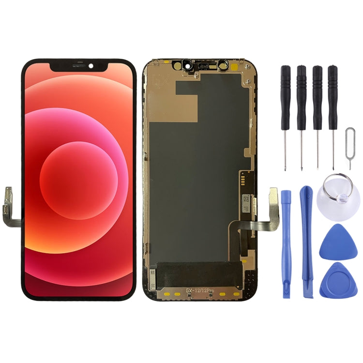 GX OLED LCD Screen for iPhone 12 / 12 Pro with Digitizer Full Assembly - free shipping - PMC TechLife - Order now!