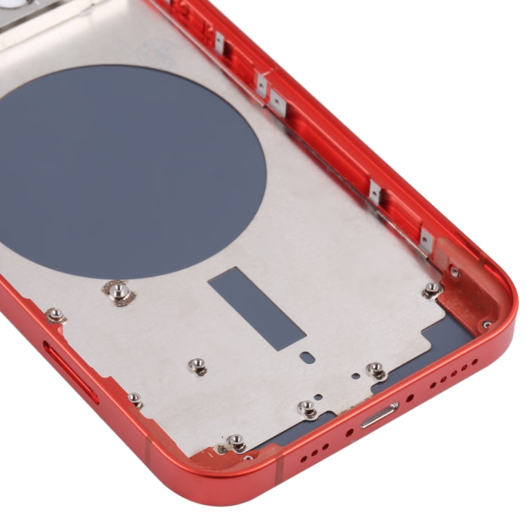 Back Housing Cover with SIM Card Tray & Side  Keys & Camera Lens for iPhone 13(Red) - Back Cover by PMC TechLife | Online Shopping South Africa | PMC TechLife