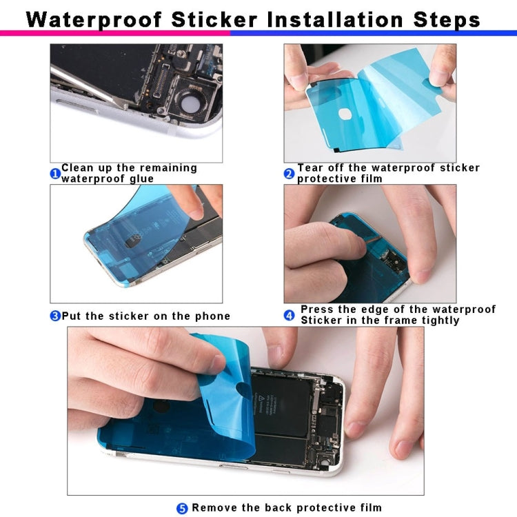10 PCS Front Housing Adhesive for iPhone 12 Mini - LCD Related Parts by PMC TechLife | Online Shopping South Africa | PMC TechLife